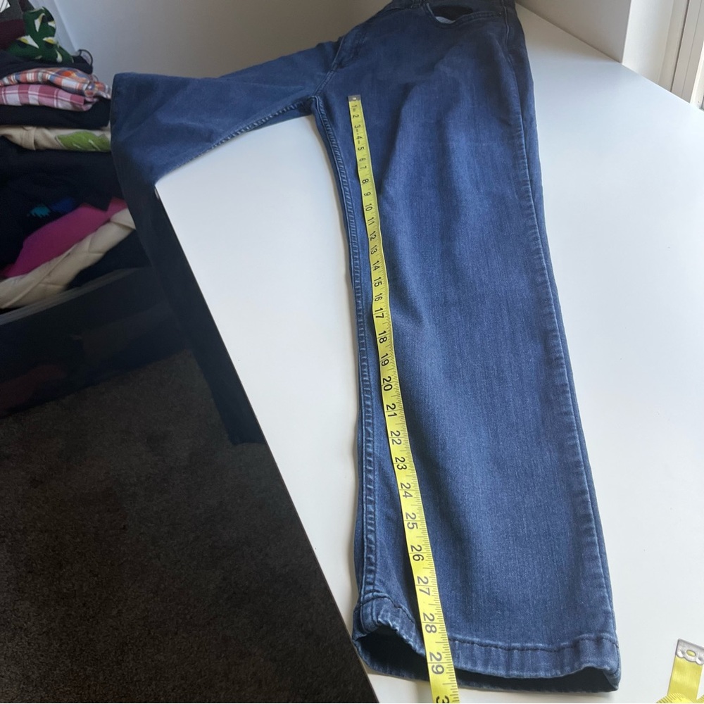 Mugsy Studio Blue Dark Wash Blue Stretch Jeans 38 X 30 - Picture 11 of 11